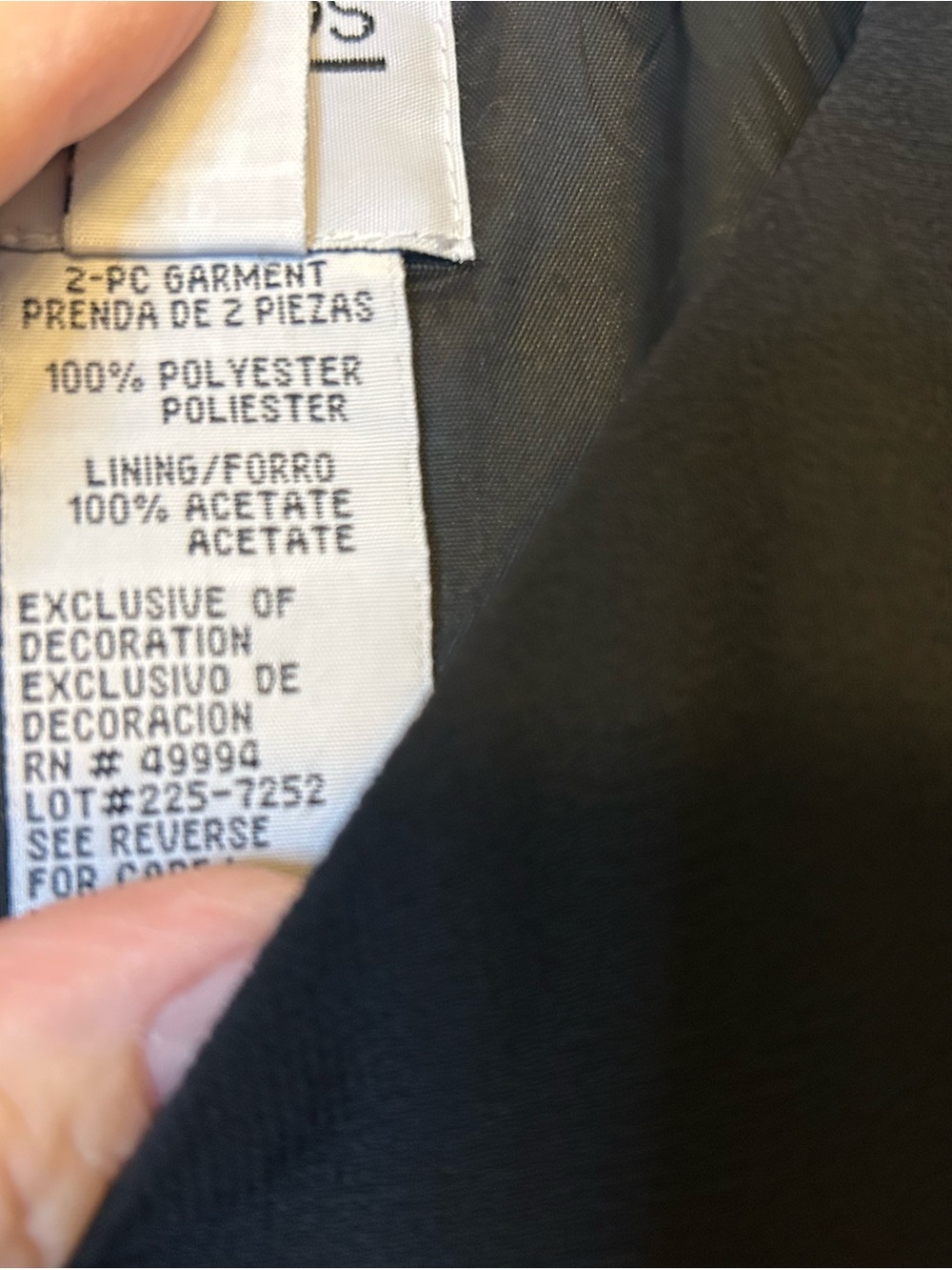 R&M Richards Petitie Classic Black Sleeveless Maxi Dress 4P - Picture 3 of 7